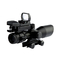 2.5-10x40 avec le laser rouge et la portée rouge de Dot Sight Illuminated Tactical Hunting